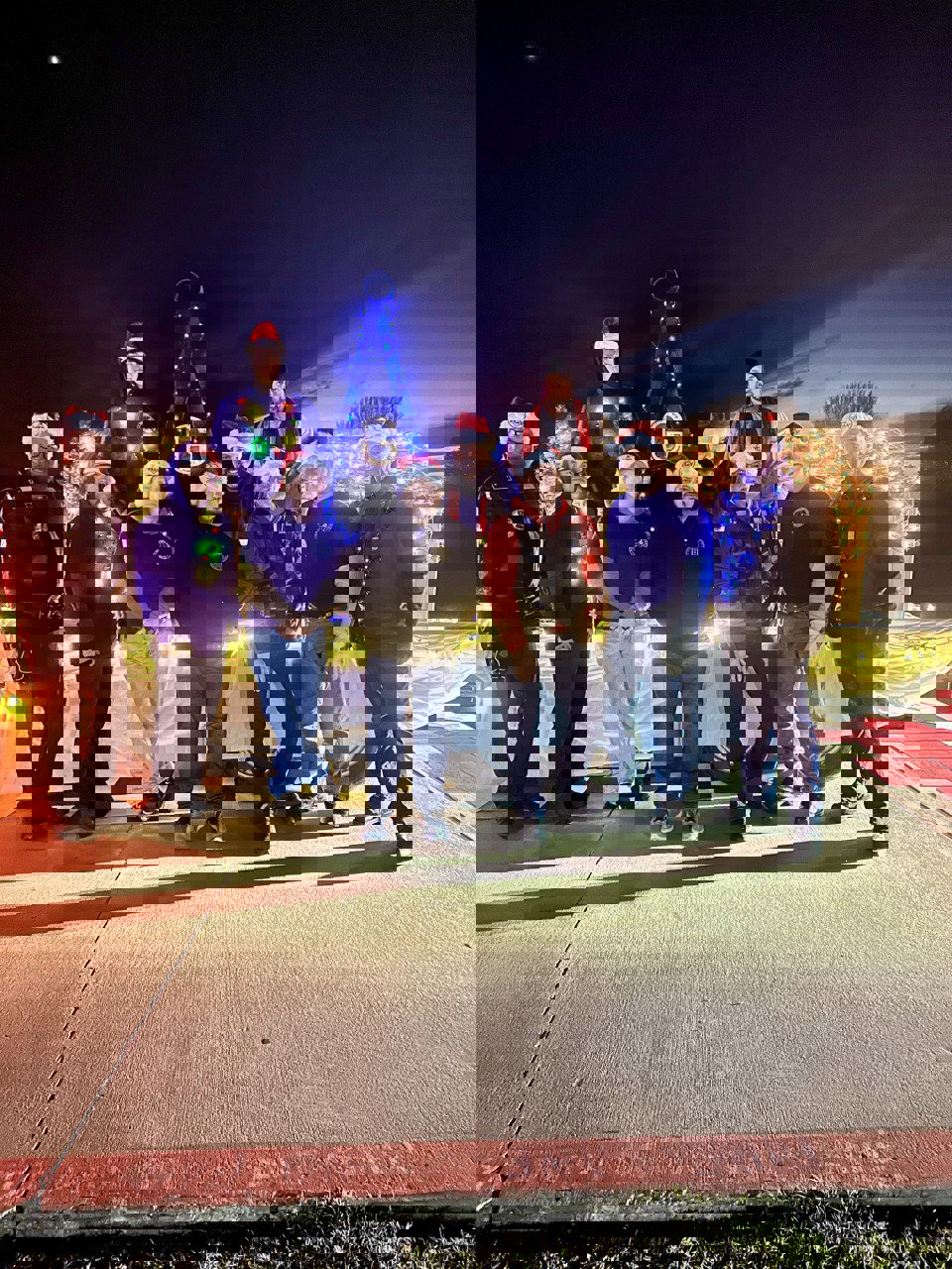 Enjoying the festivities